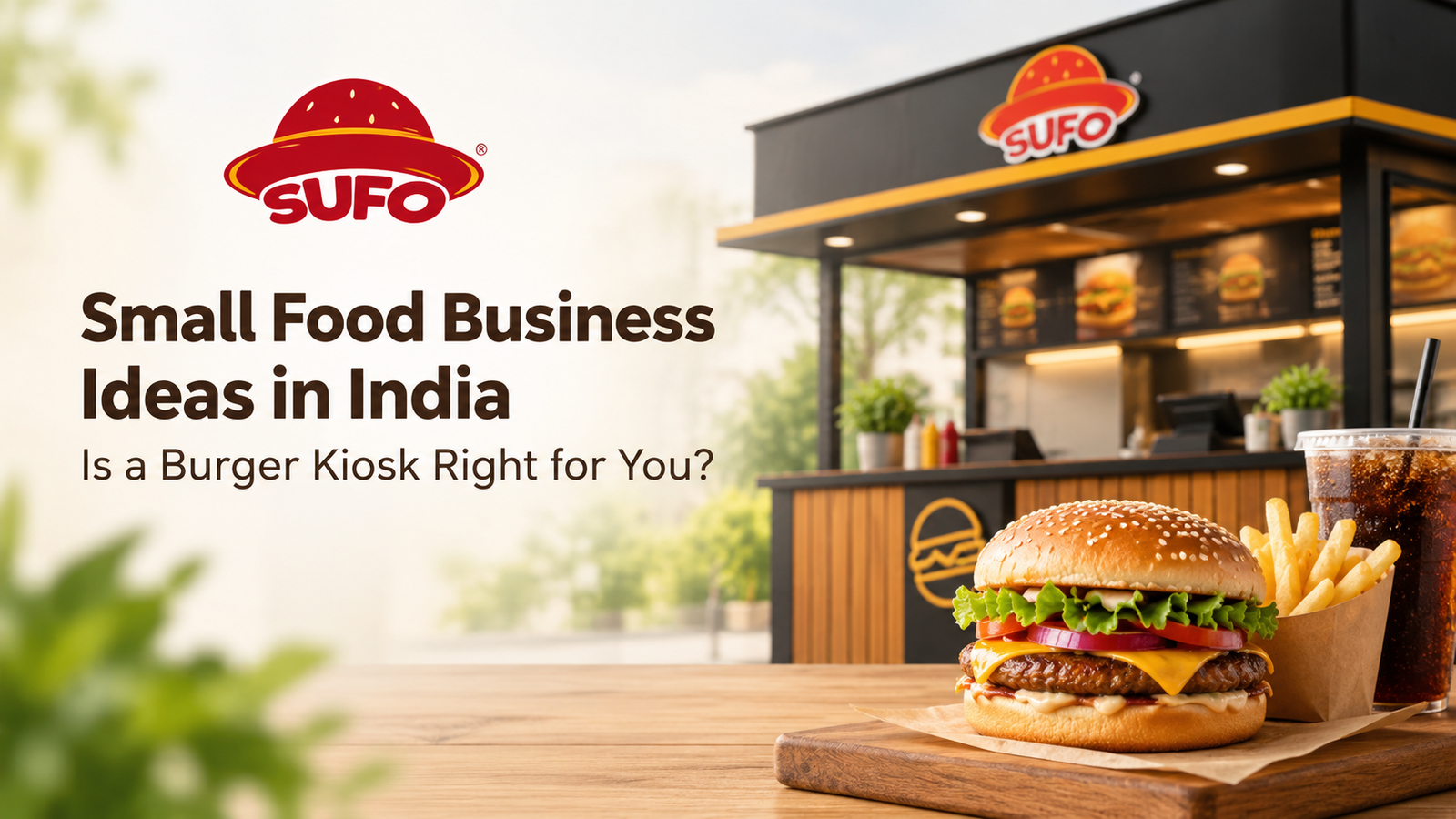 burger kiosk business